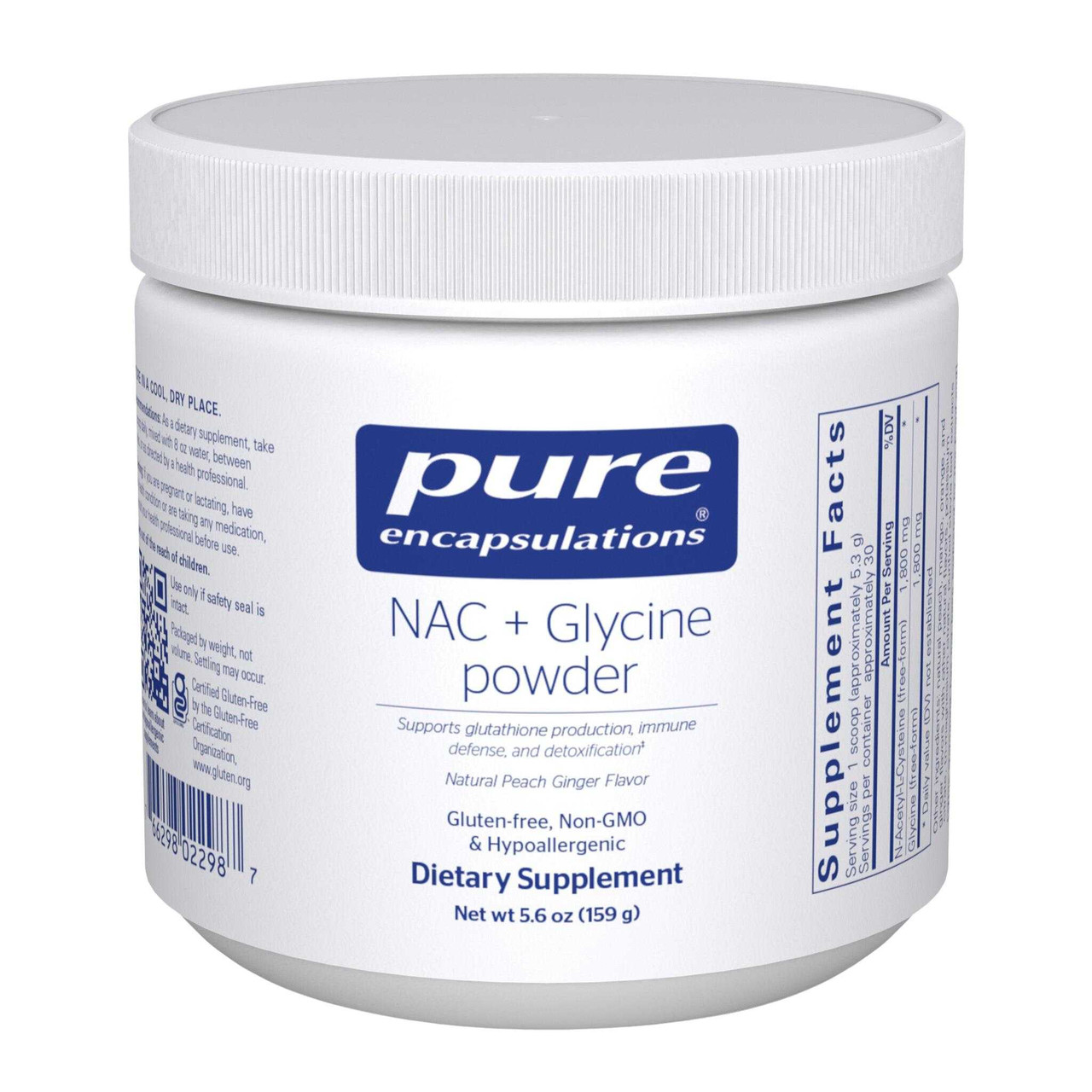 Pure Encapsulations NAC + Glycine Powder - 5.6 Ounces