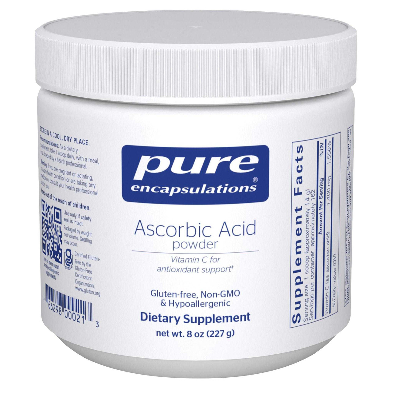 Pure Encapsulations Ascorbic Acid Powder - 227 Grams 32$