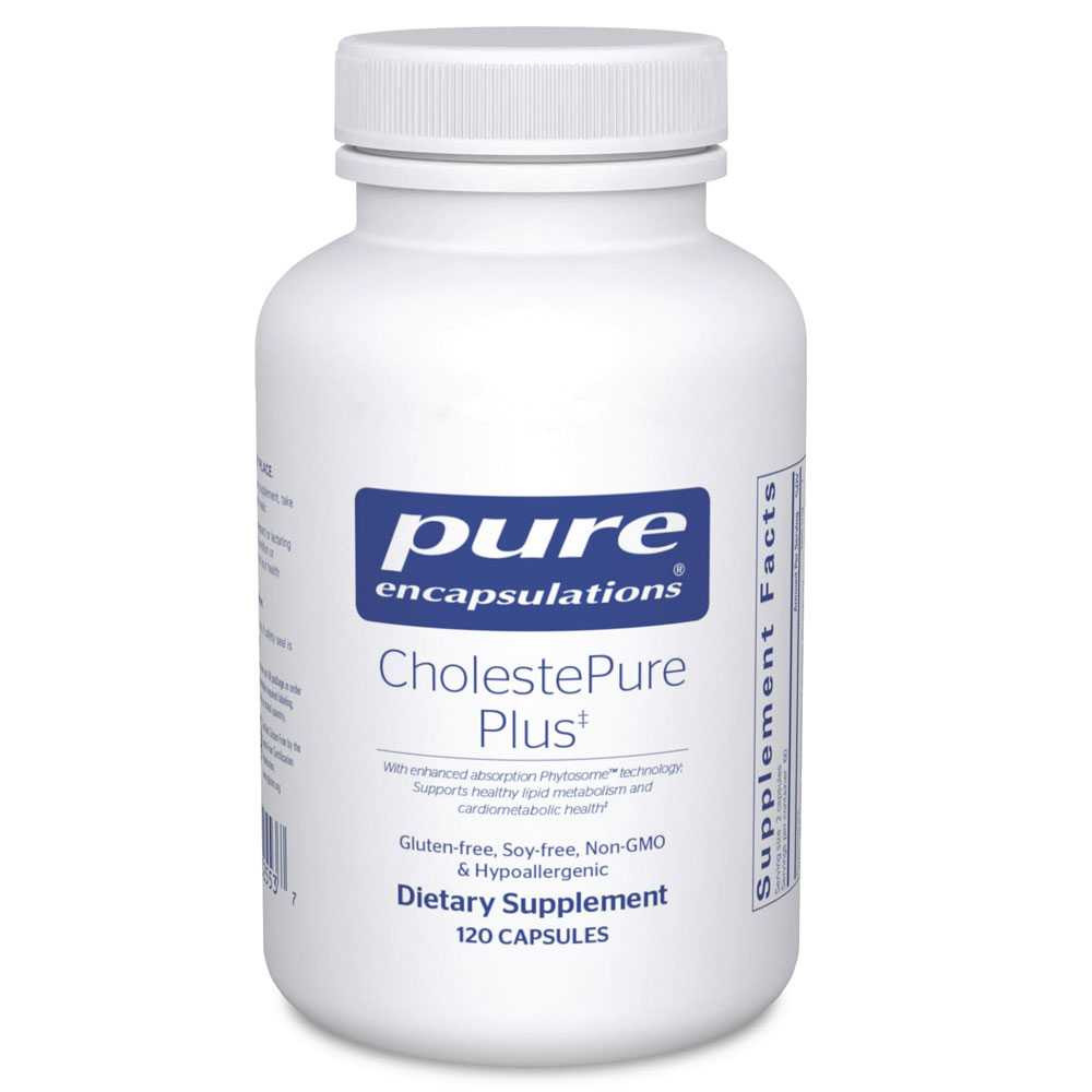 Pure Encapsulations CholestePure Plus - 120 Capsules 64$