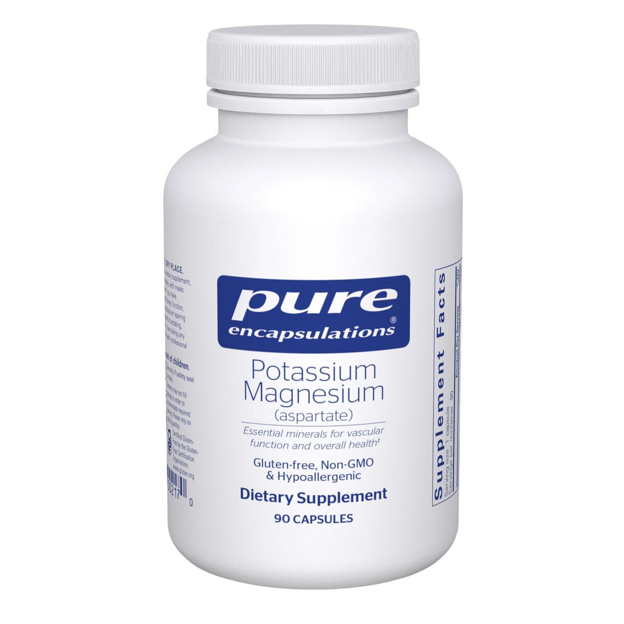Pure Encapsulations Potassium (Aspartate) - 90 Capsules