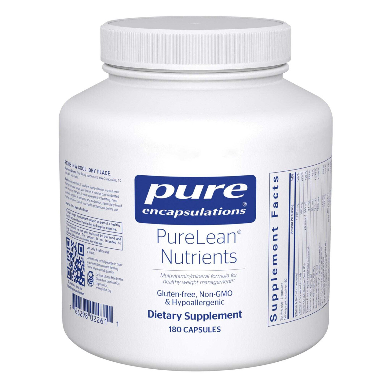 Pure Encapsulations PureLean Nutrients - 180 Capsules