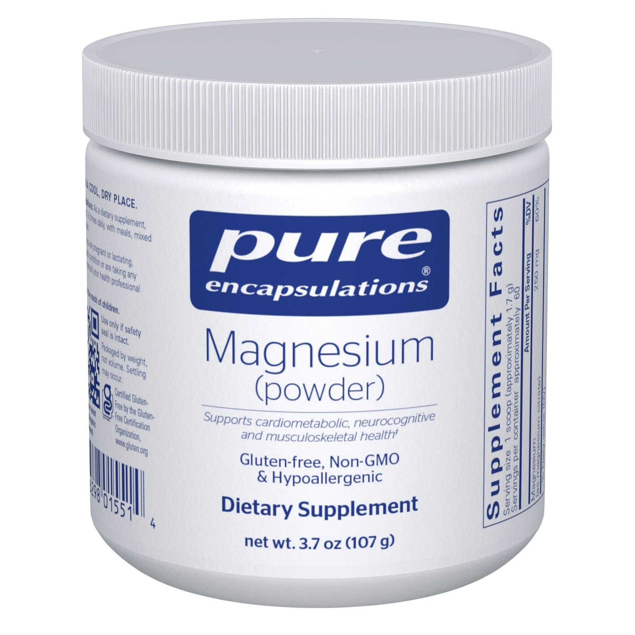 Pure Encapsulations Magnesium Powder - Grams