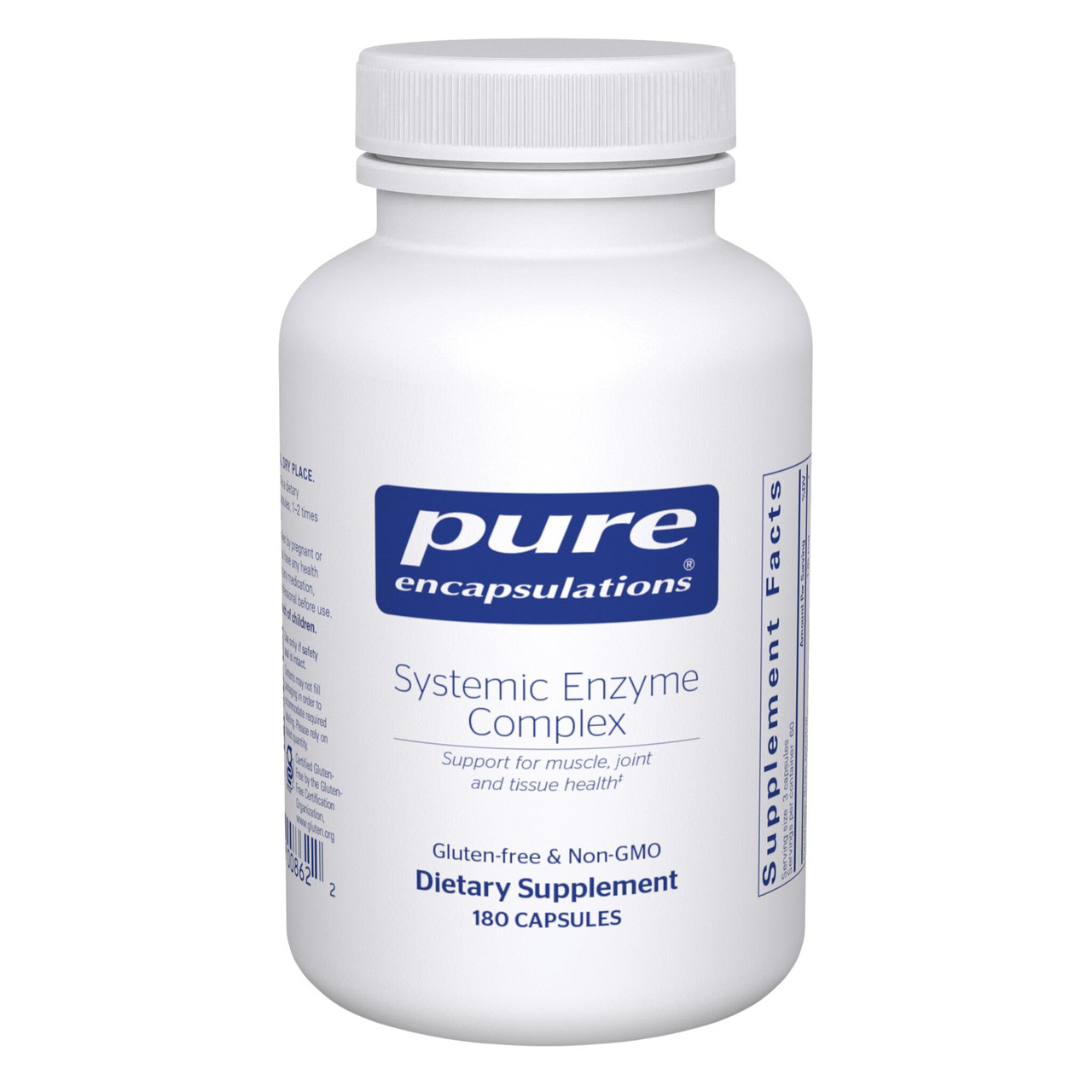Pure Encapsulations Systemic Enzyme Complex - 180 Capsules