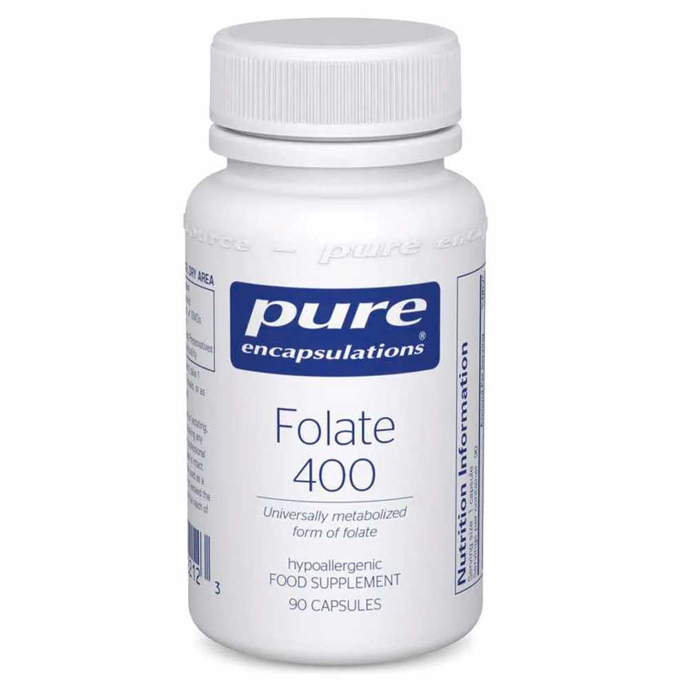 Pure Encapsulations Folate 400 - 90 Capsules