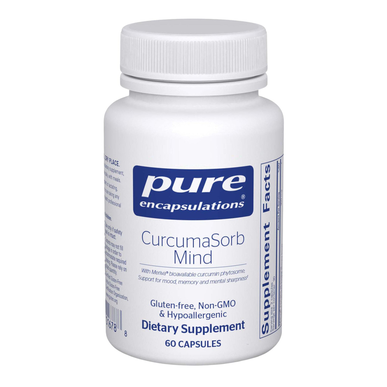 Pure Encapsulations CurcumaSorb Mind - 60 Capsules