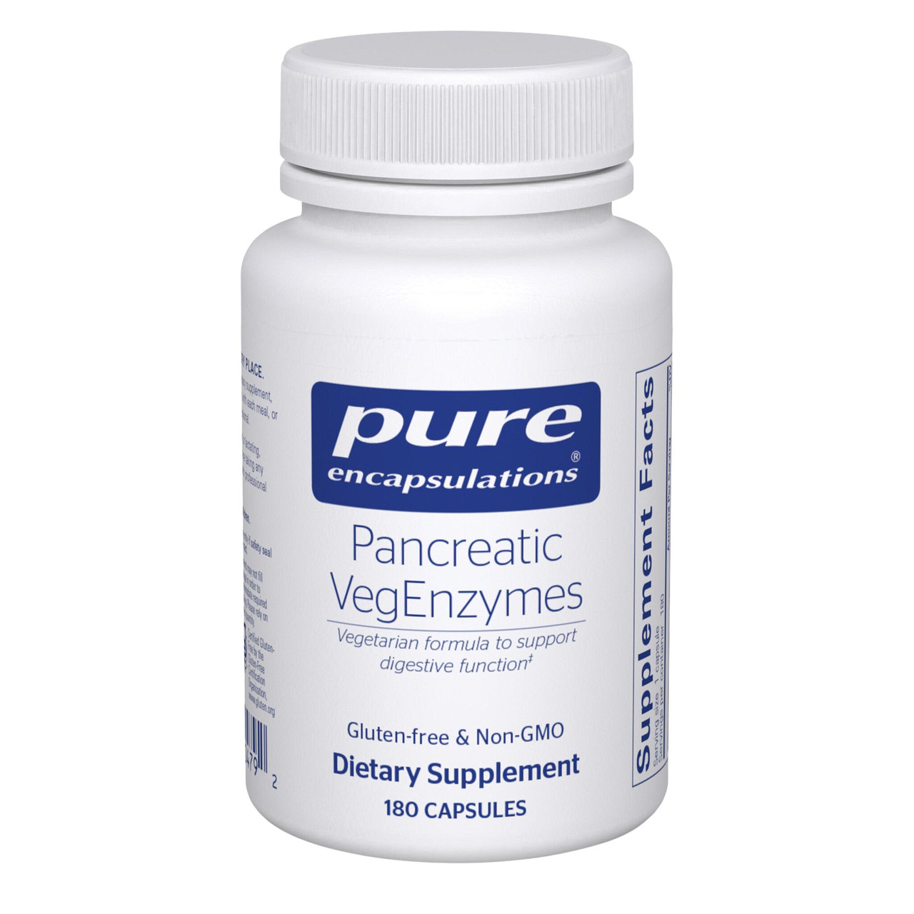 Pure Encapsulations Pancreatic Vegenzymes - 180 Capsules