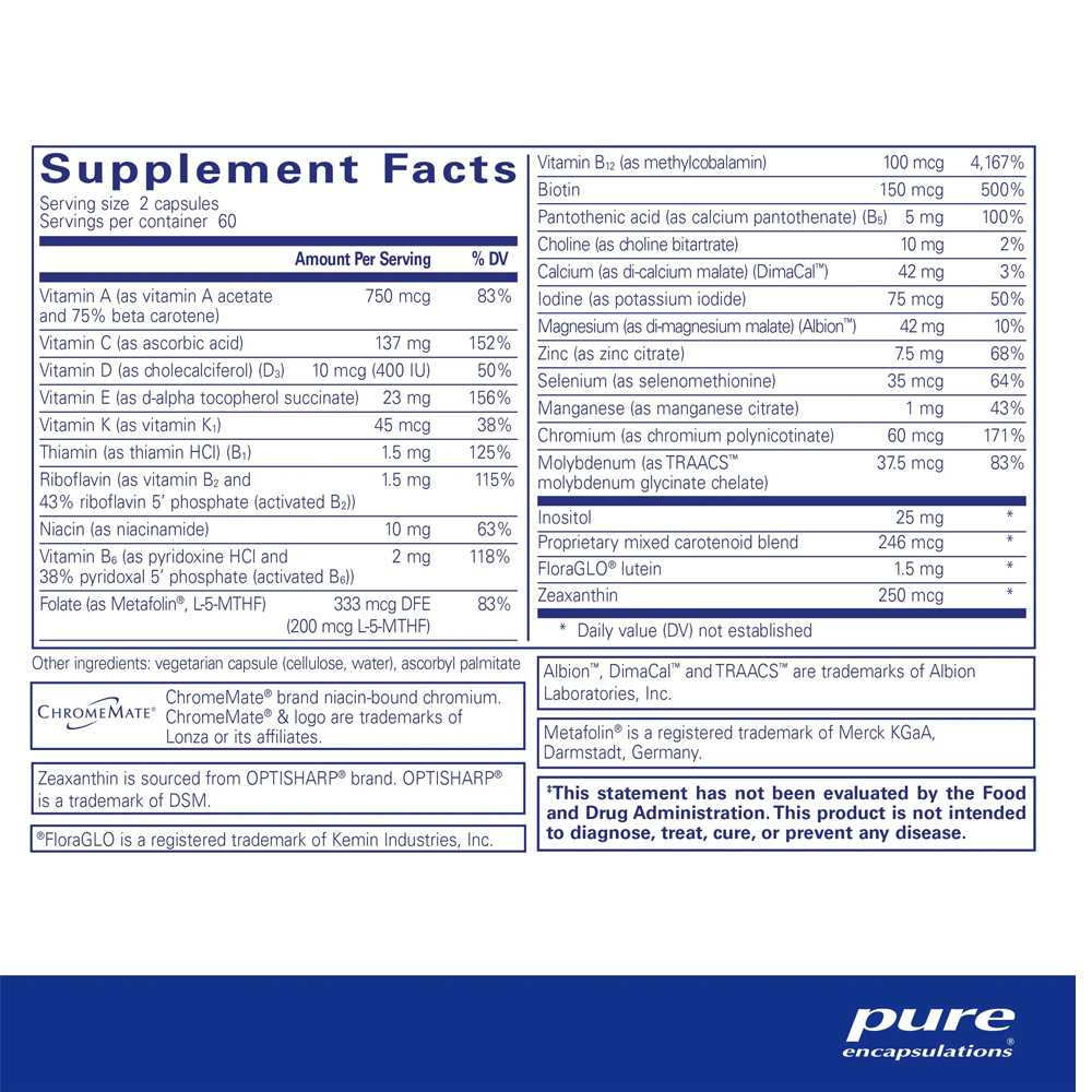 Pure Encapsulations Junior Nutrients - 120 Capsules