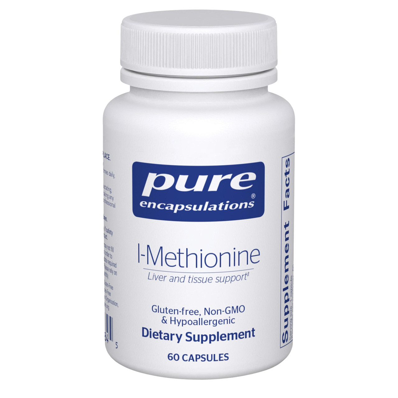 Pure Encapsulations L-Methionine - 60 Capsules