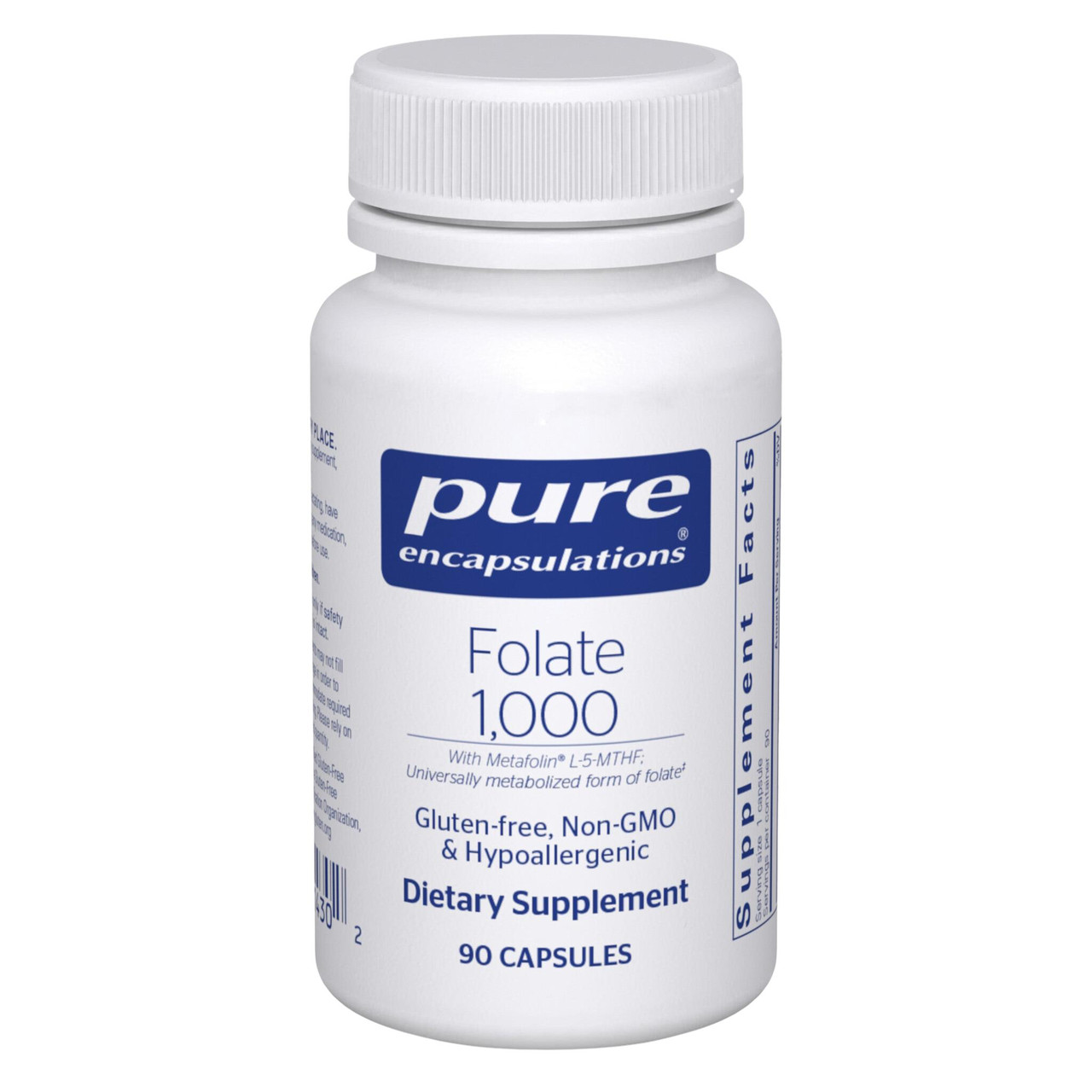 Pure Encapsulations Folate 1000 - 90 Capsules