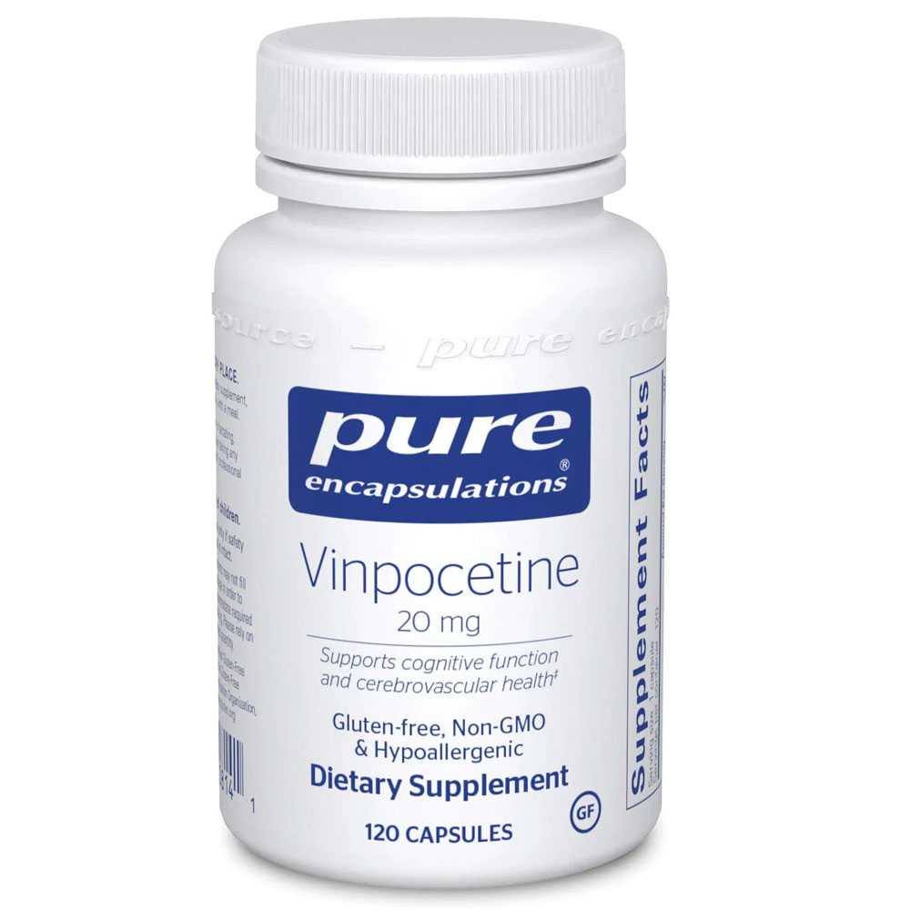 Pure Encapsulations Vinpocetine 20mg - 120 Capsules 54$