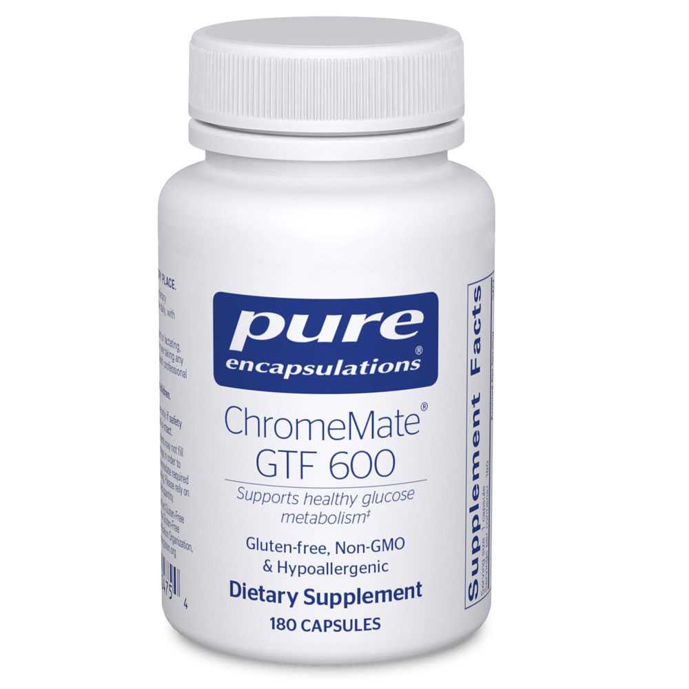 Pure Encapsulations Chromemate GTF 600 - 180 Capsules