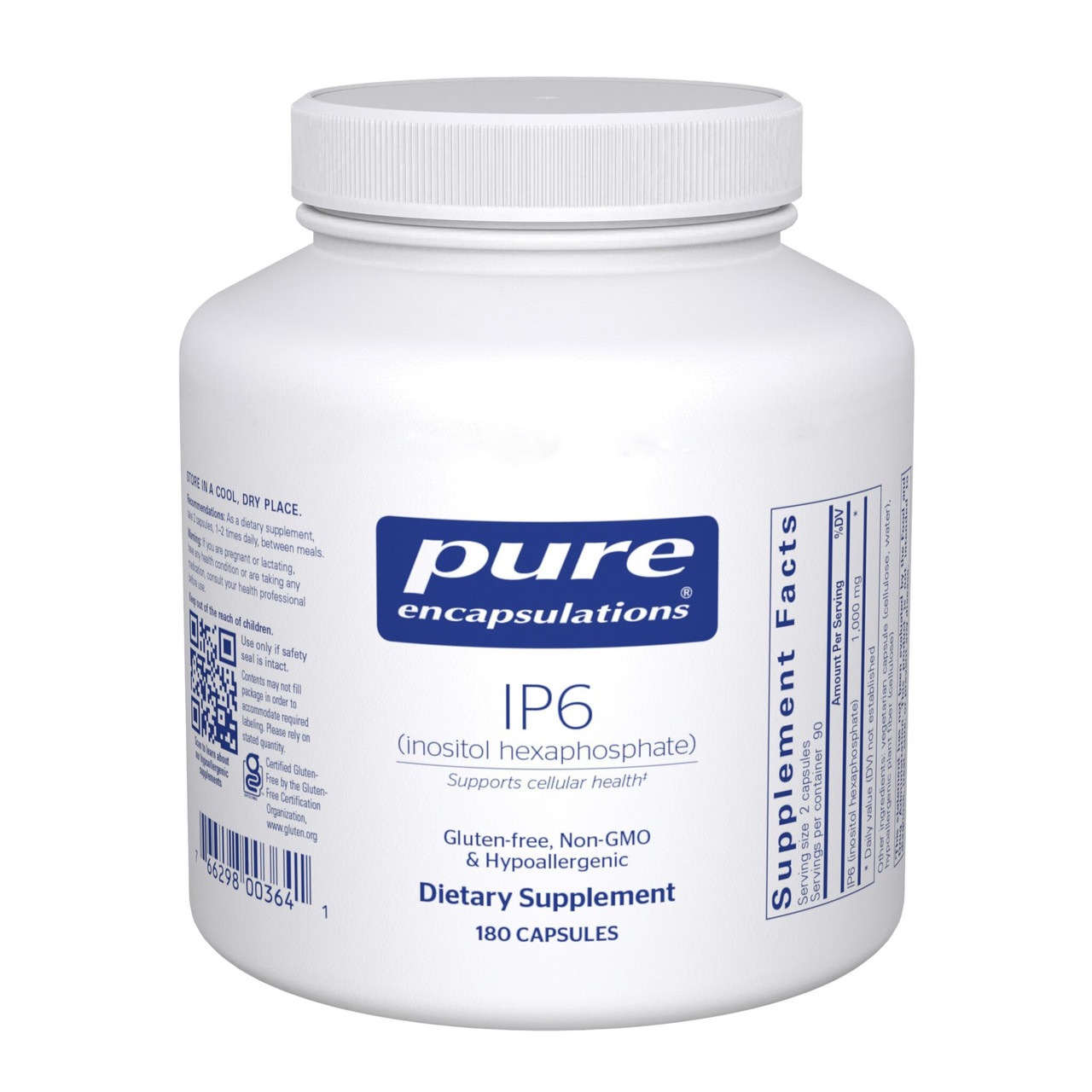 Pure Encapsulations IP6 - 180 Capsules