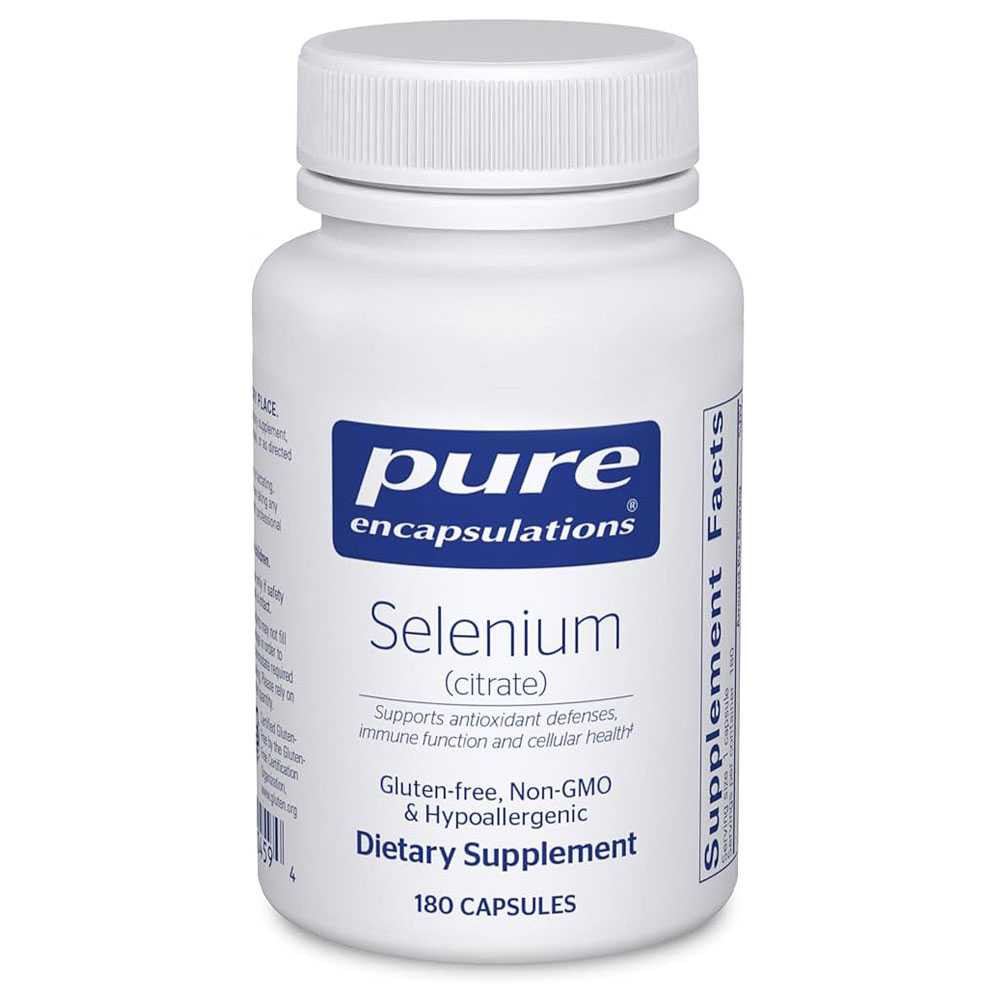 Pure Encapsulations Selenium (Citrate) - 180 Capsules
