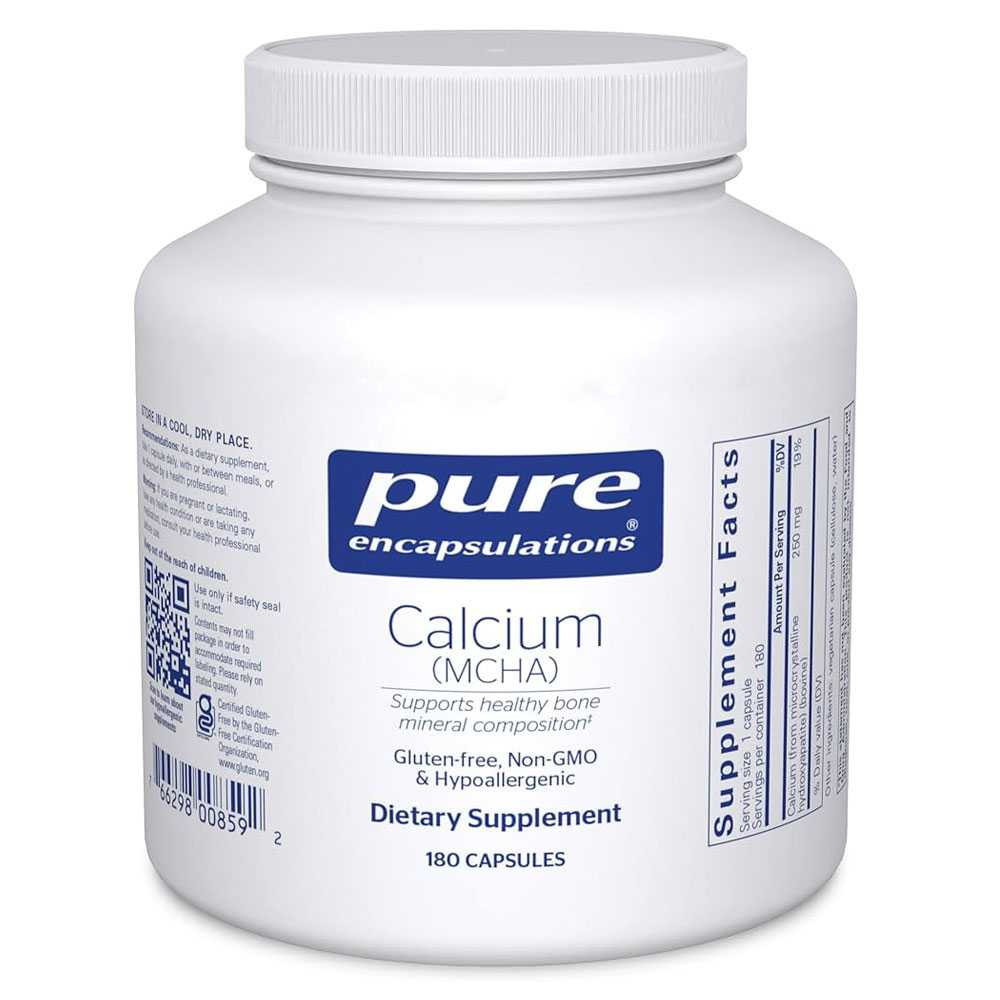 Pure Encapsulations Calcium (MCHA) - 180 Capsules