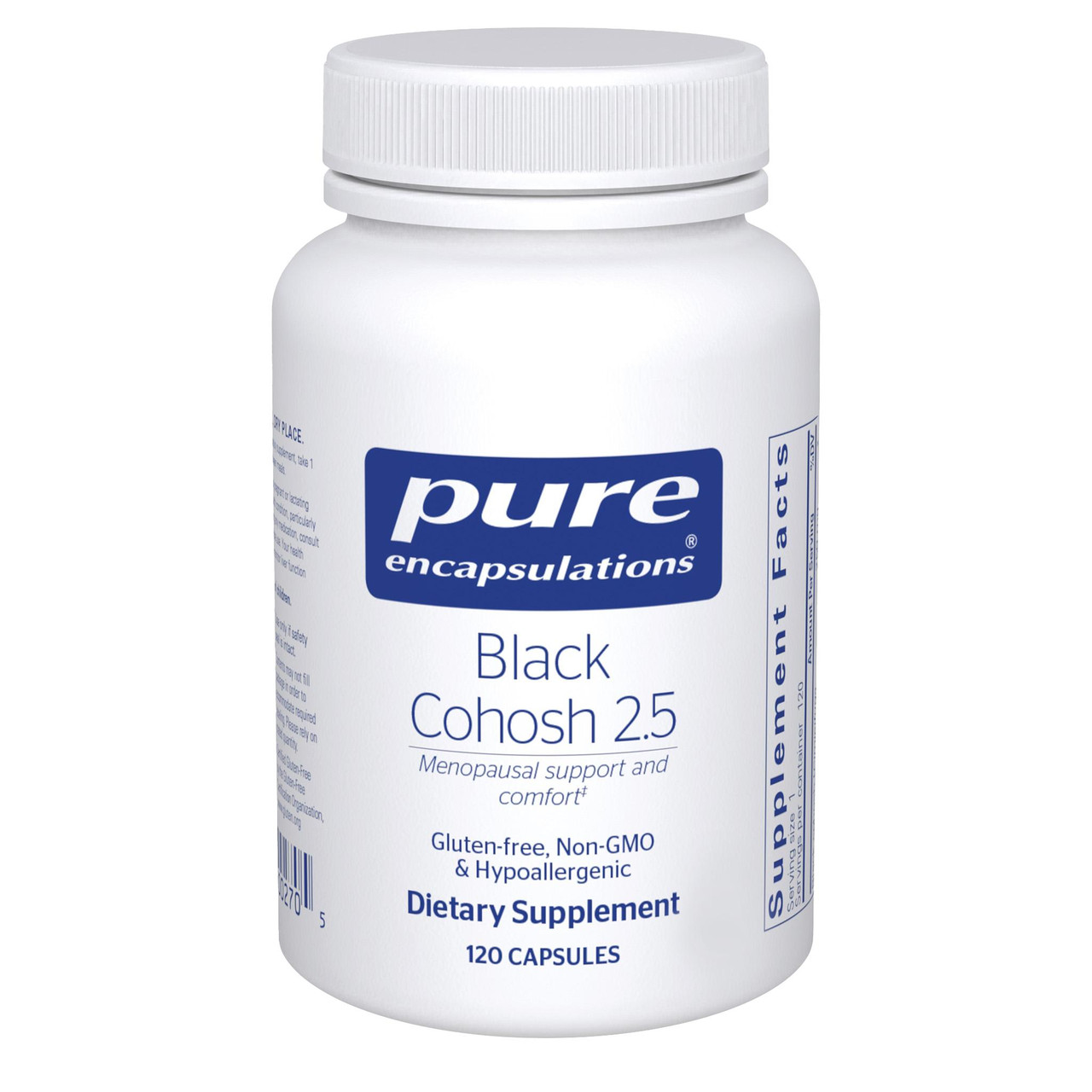 Pure Encapsulations Black Cohosh 25 - 120 Capsules 51$