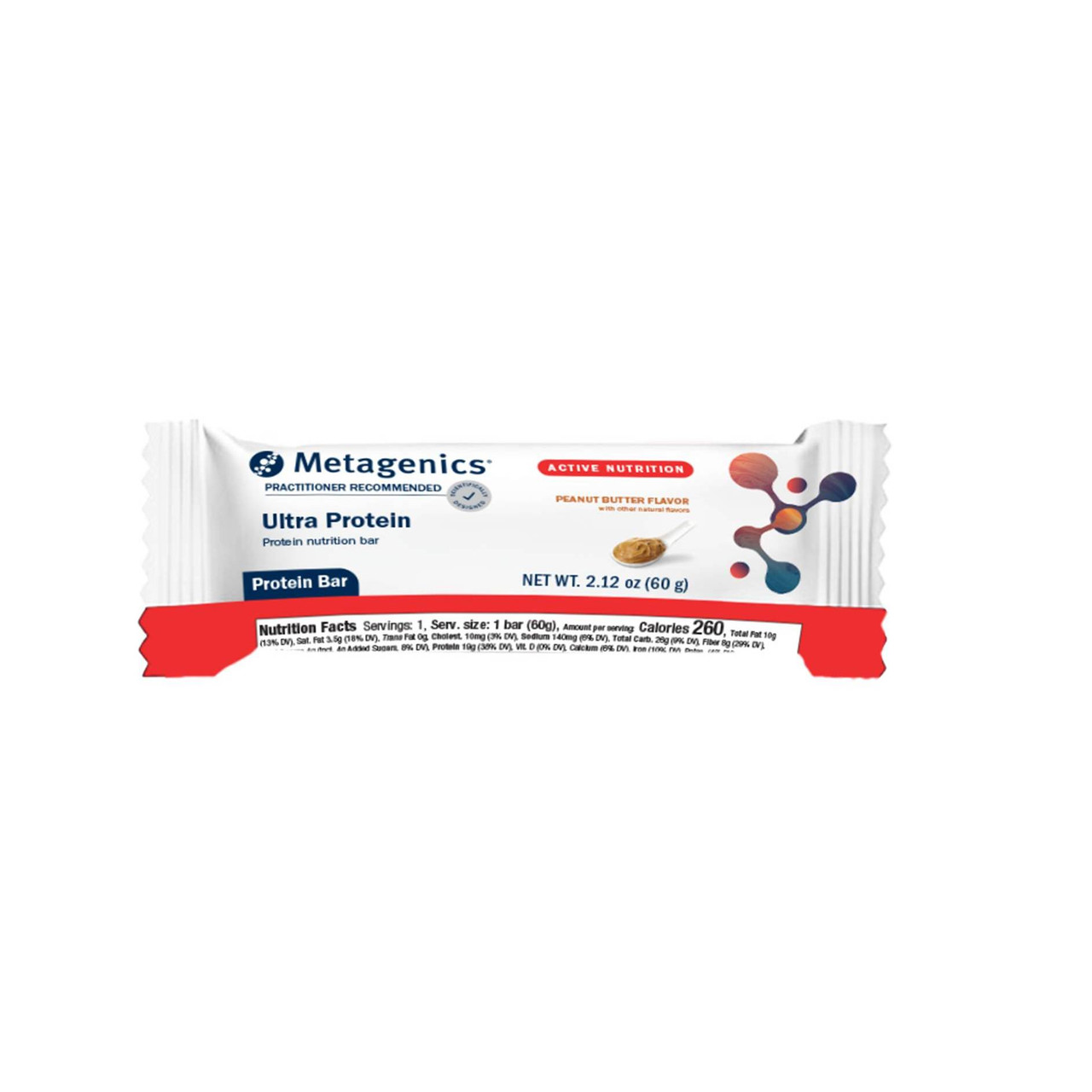 Metagenics Ultra Protein Bar Peanut Butter - 12 Bars