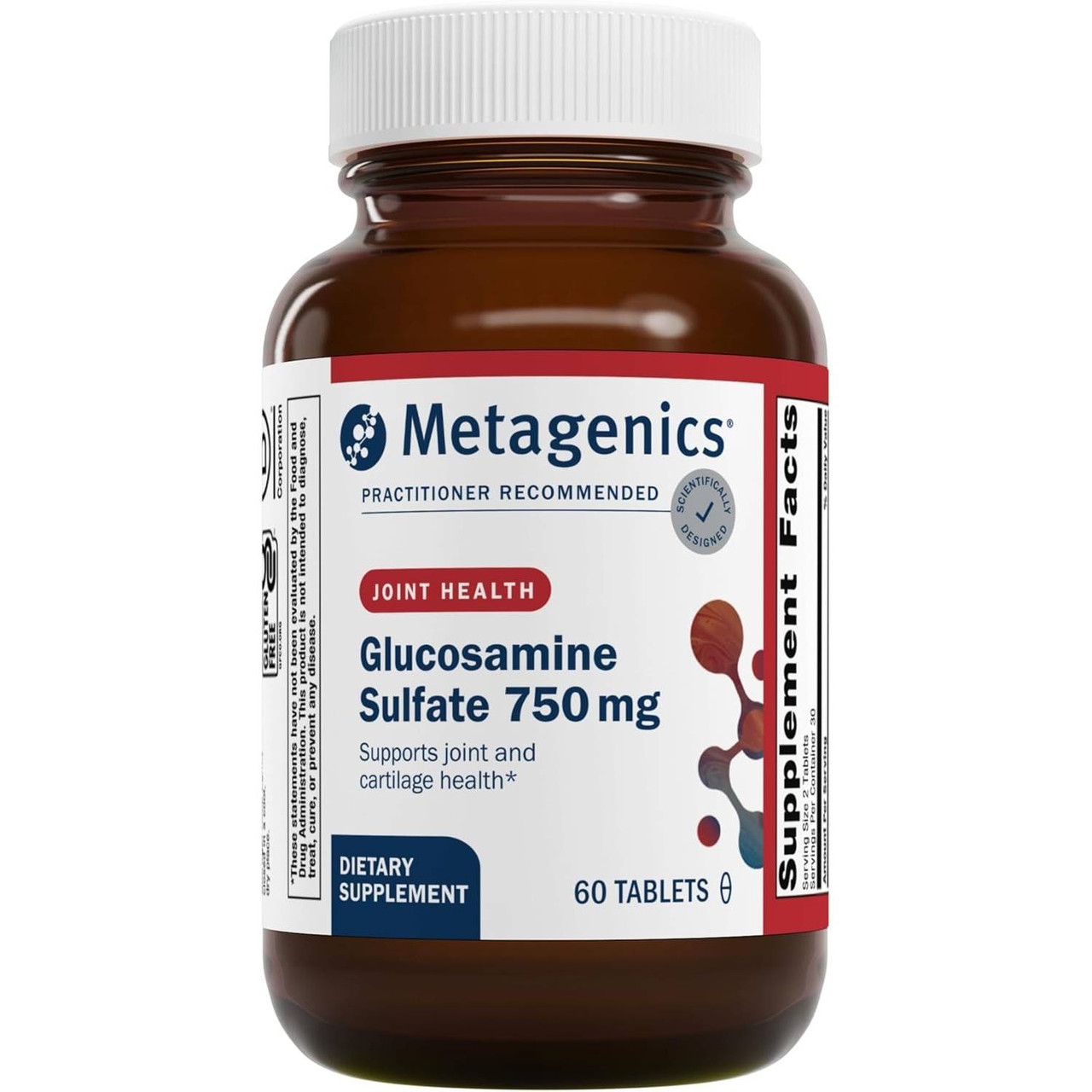 Metagenics Glucosamine Sulfate 750 - 60 Tablets