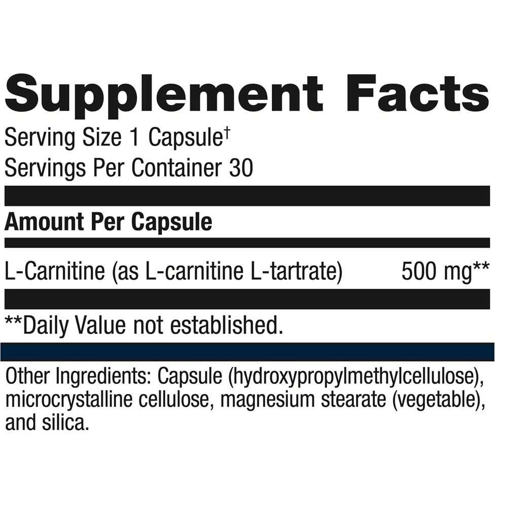 Metagenics L-Carnitine - 30 Capsules