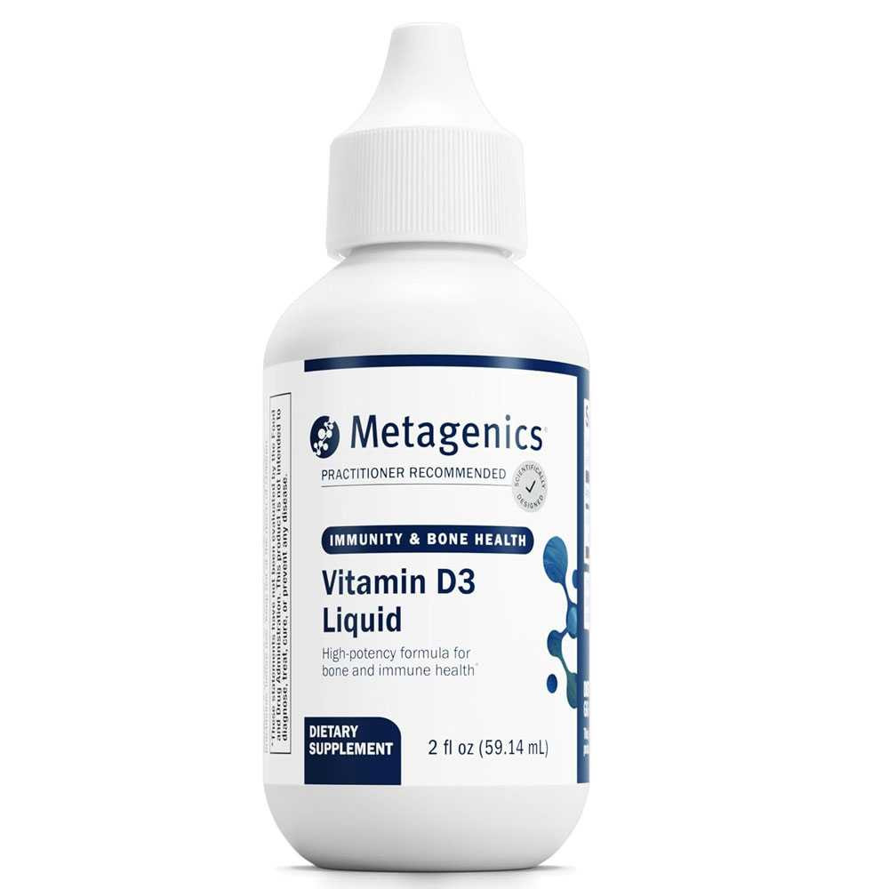 Metagenics D3 Liquid Vitamin - 2 Ounces
