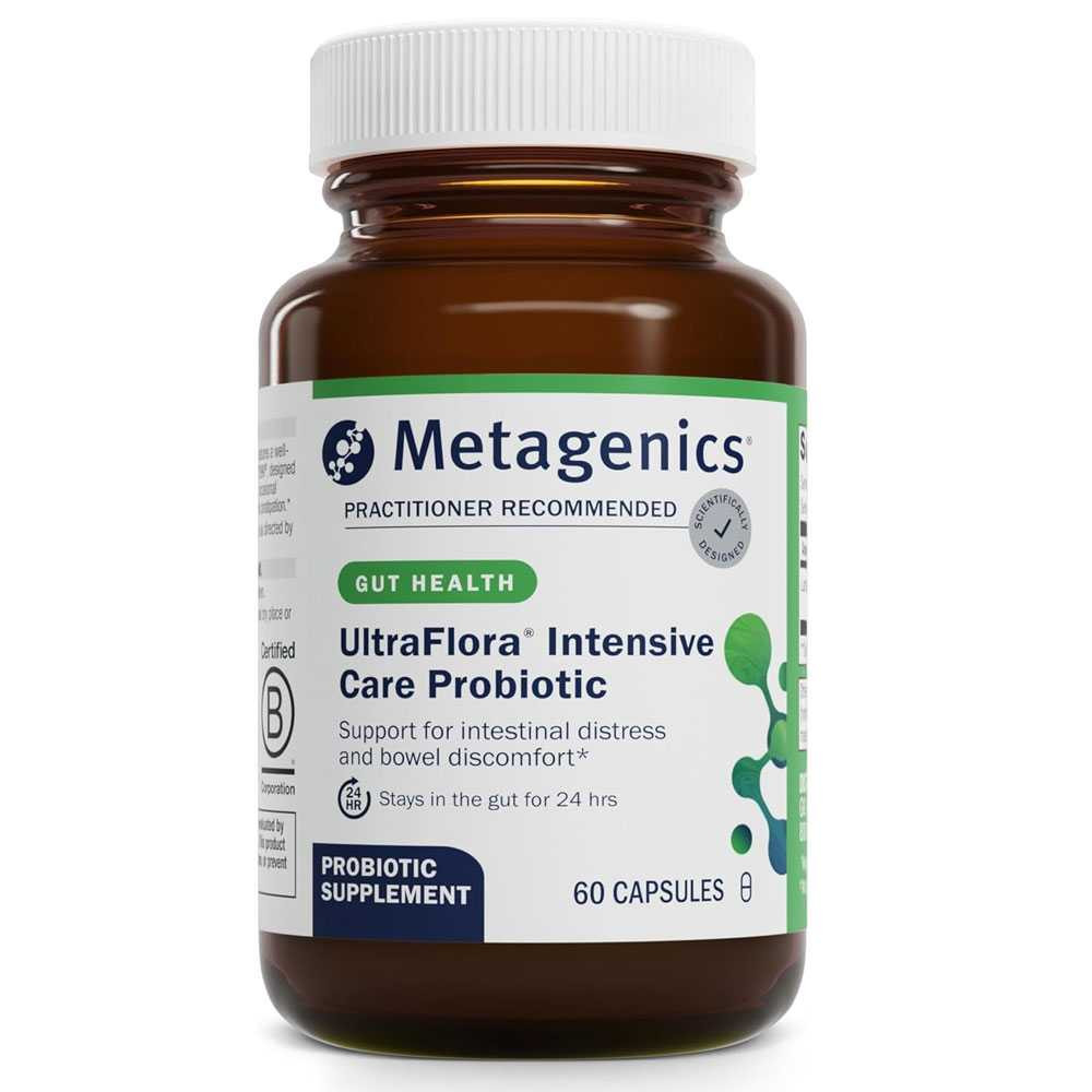 Metagenics UltraFlora Intensive Care Probiotic - 60 Capsules