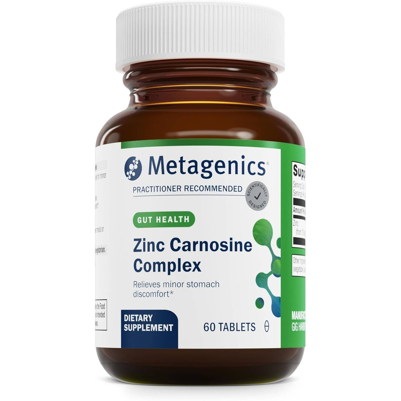 Metagenics Zinc Carnosine Complex - 60 Tablets 65$