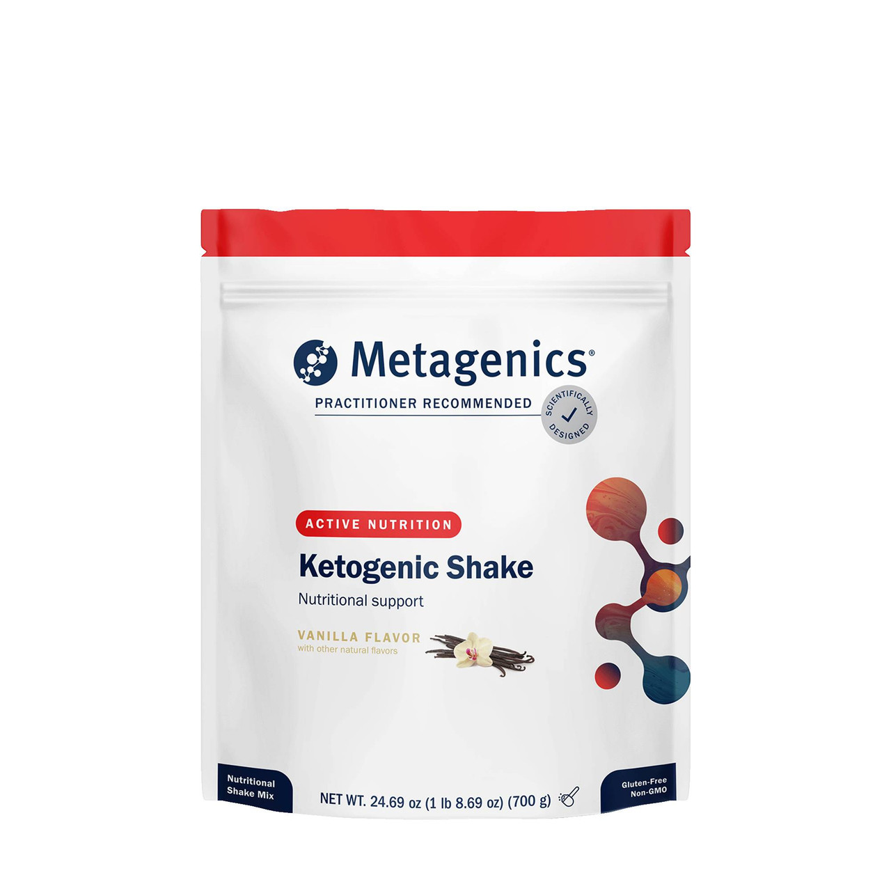 Metagenics Ketogenic Shake Vanilla Flavor - 700 Grams 75$