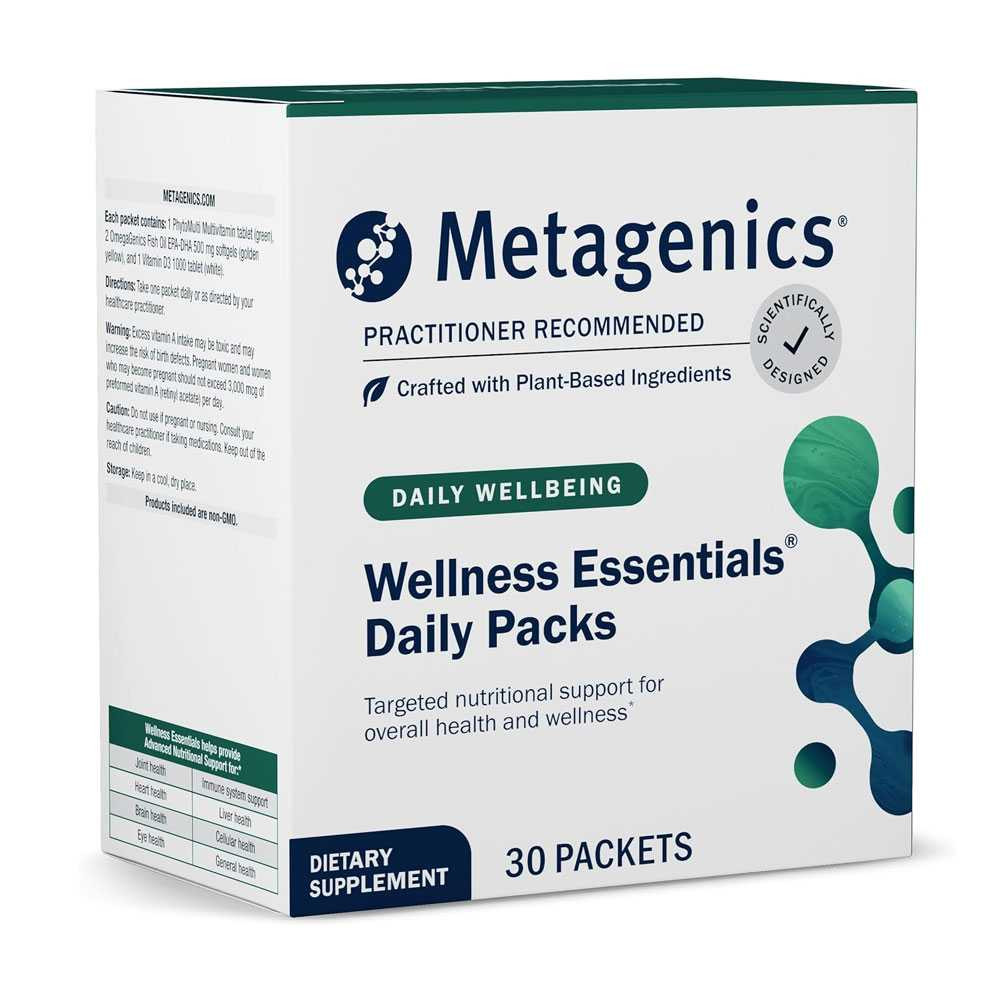 Metagenics Wellness Essentials - 30 Packets 56$