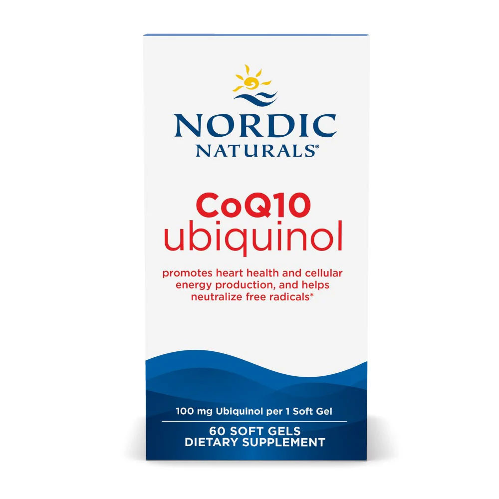 Nordic Naturals Nordic CoQ10 Ubiquinol - 60 Softgels 64$