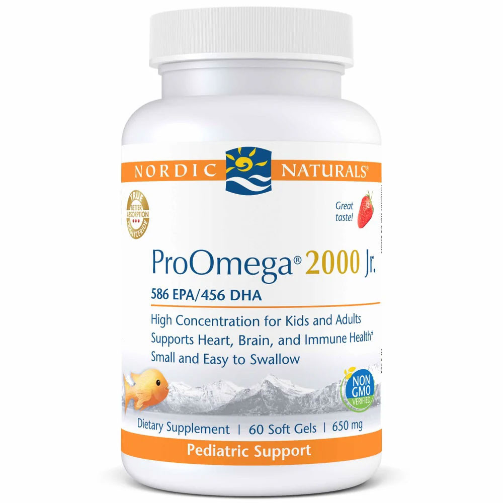 Nordic Naturals ProOmega 2000 Jr - 60 Softgels 38$