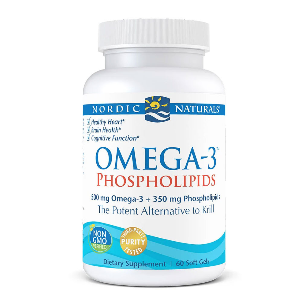 Nordic Naturals Omega-3 Phospholipids - 60 Softgels 45$