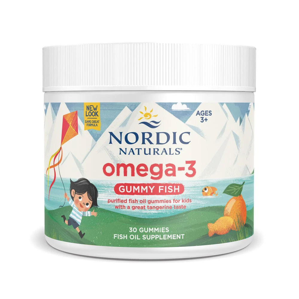 Nordic Naturals Nordic Omega-3 Gummy Fish Tangerine Flavor - 30 Gummies 35$