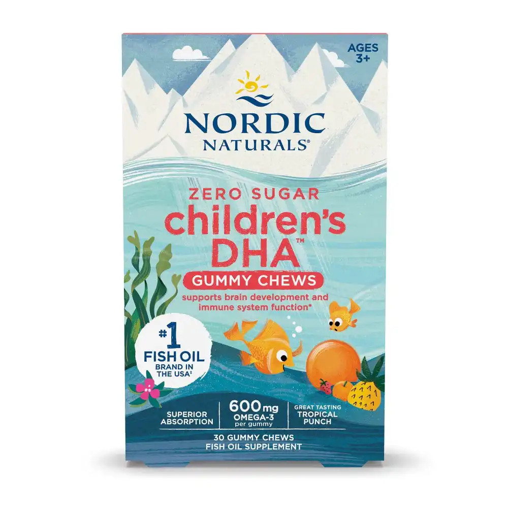 Nordic Naturals Childrens DHA Gummies Tropical Punch Flavor - 30 Gummies 22$