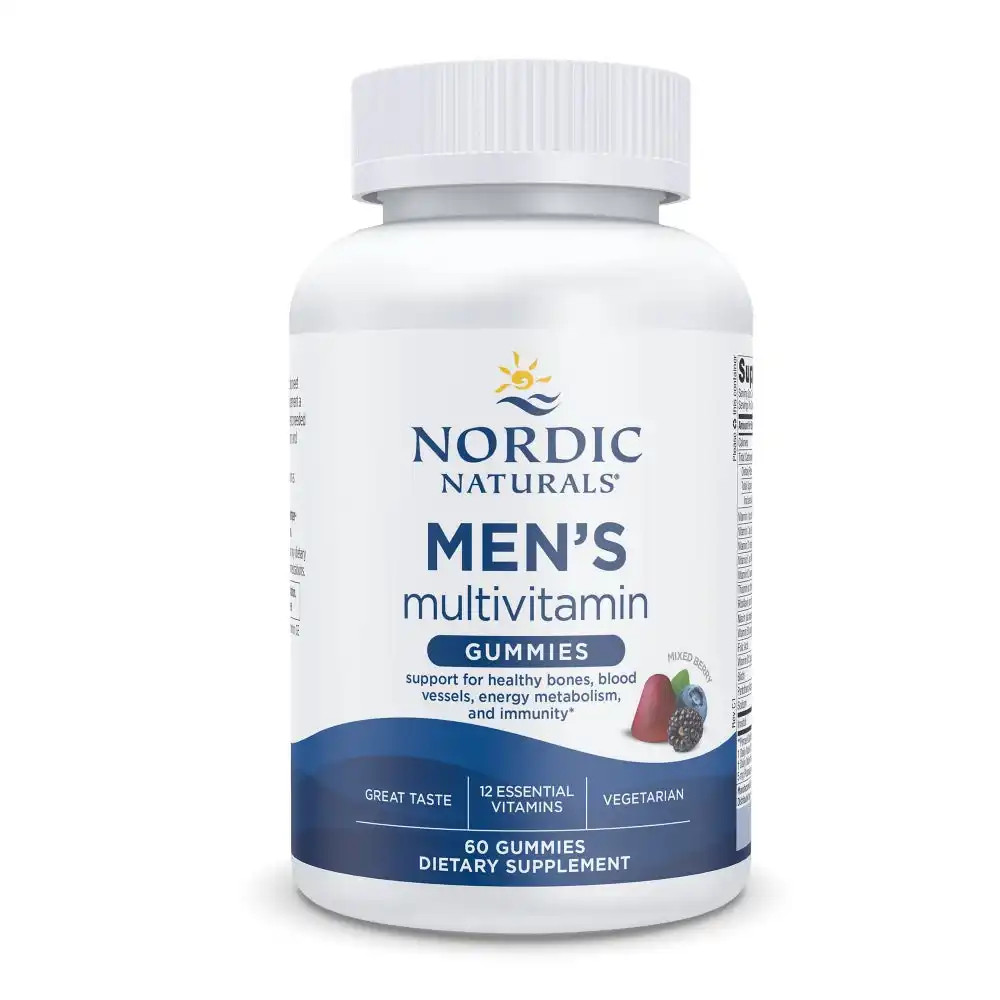 Nordic Naturals Men's Multivitamin Gummies Mixed Berry Flavor - Gummies