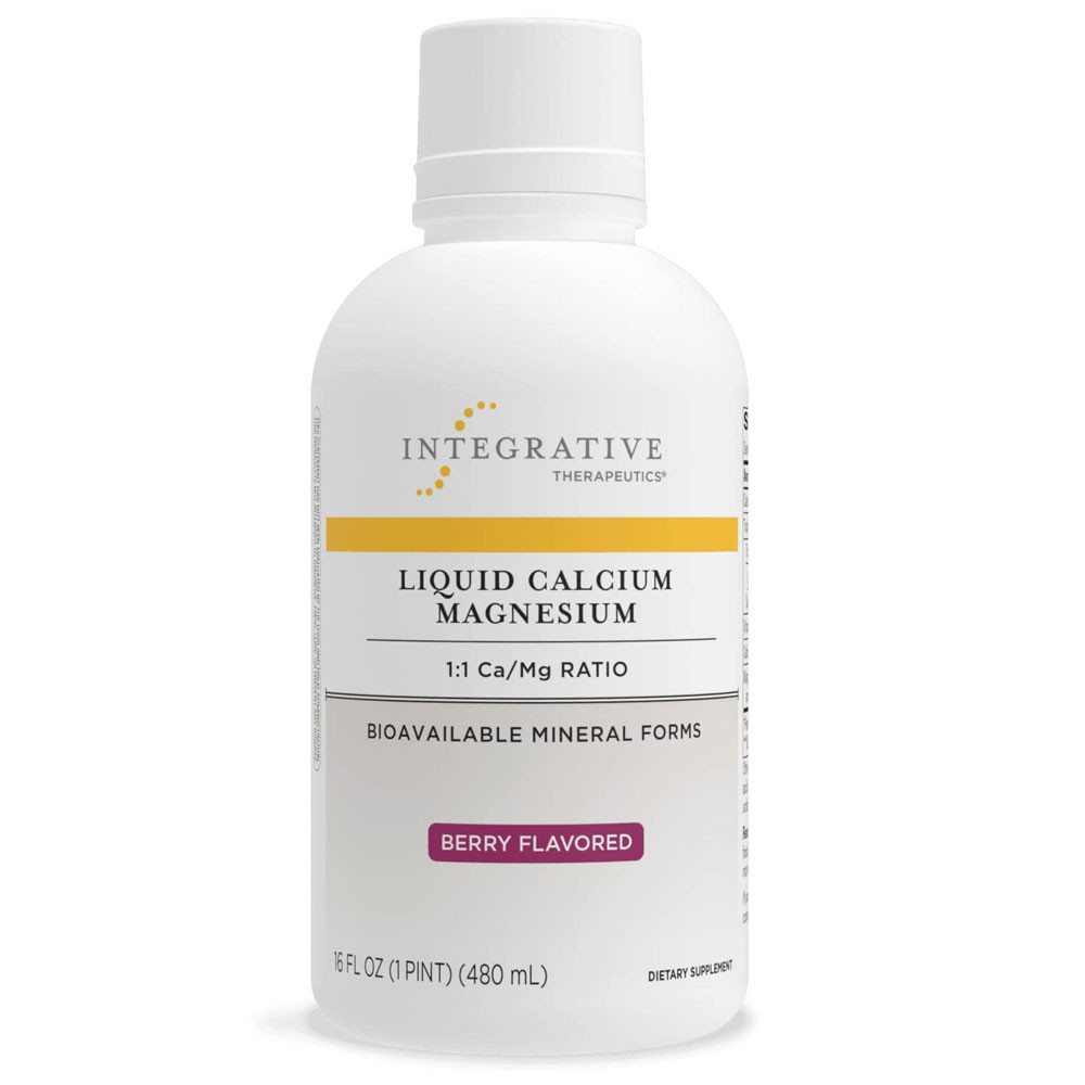 Integrative Therapeutics Liquid Calcium Magnesium 1:1 Berry Flavor - Milliliters