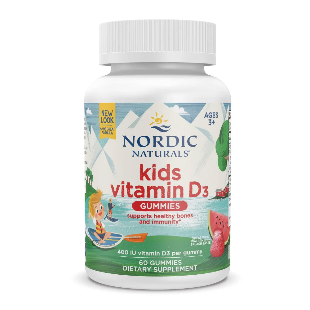 Nordic Naturals Vitamin D3 Gummies Kids Wild Watermelon Splash Flavor - Gummies