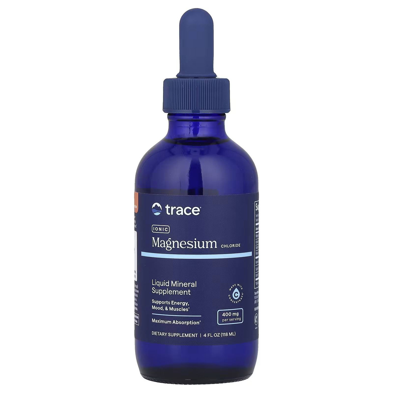 Trace Minerals Liquid Ionic Magnesium - 400mg - 118 mL