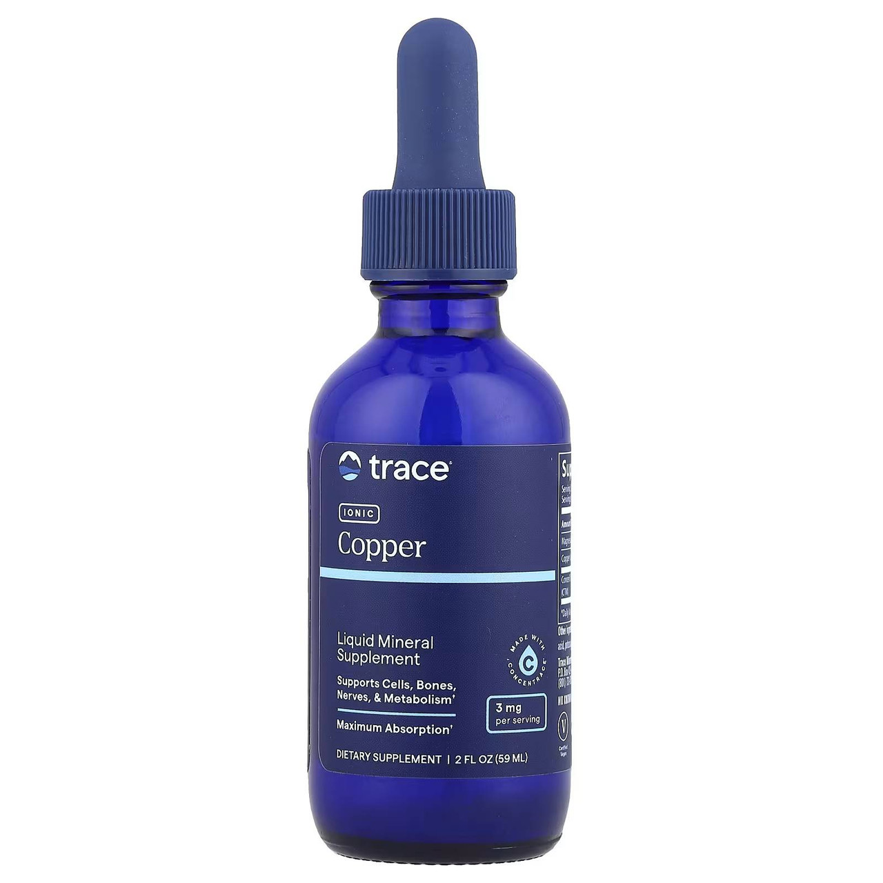 Trace Minerals Liquid Ionic Copper - 59 mL 20$