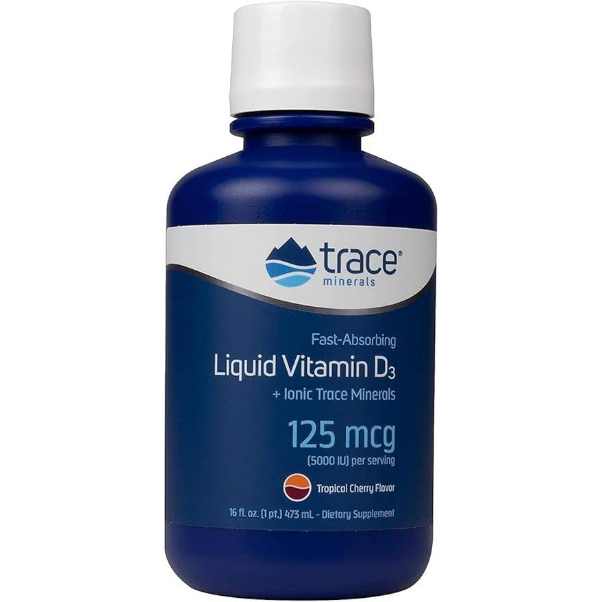 Trace Minerals Liquid Vitamin D3 - 473 mL 30$