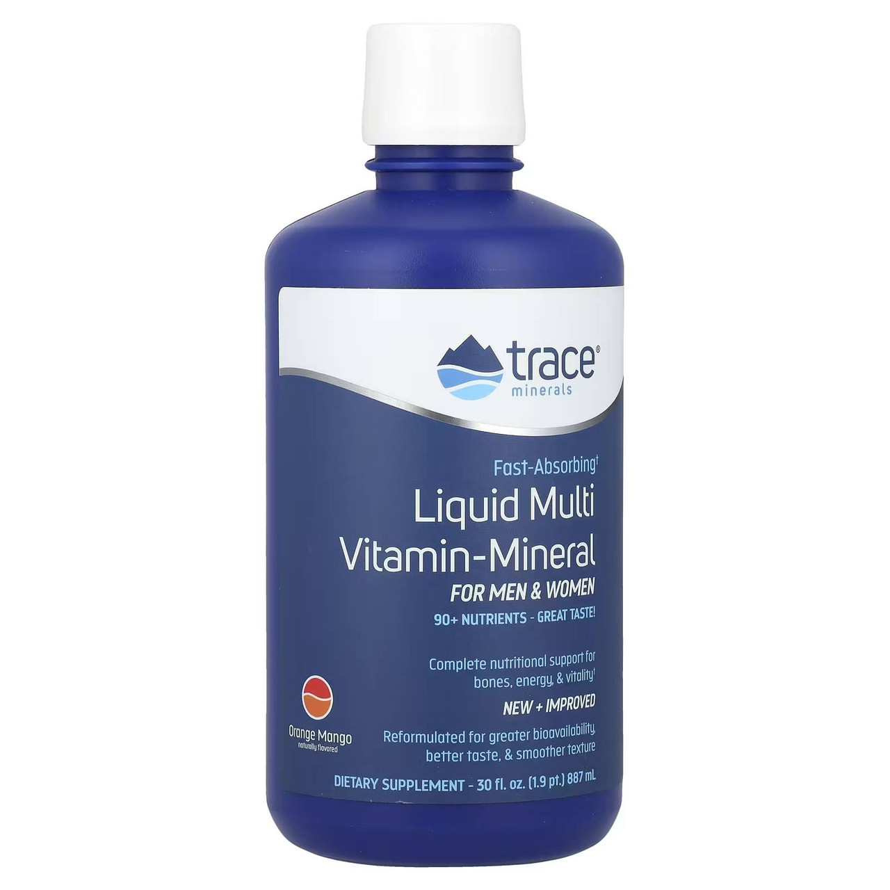 Trace Minerals Liquid Multi Vitamin-Mineral Orange Mango - 887 mL 53$