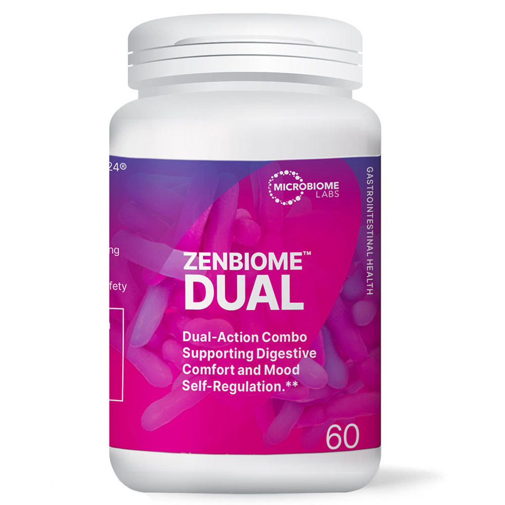 Microbiome Labs Zenbiome Dual - 60 Capsules