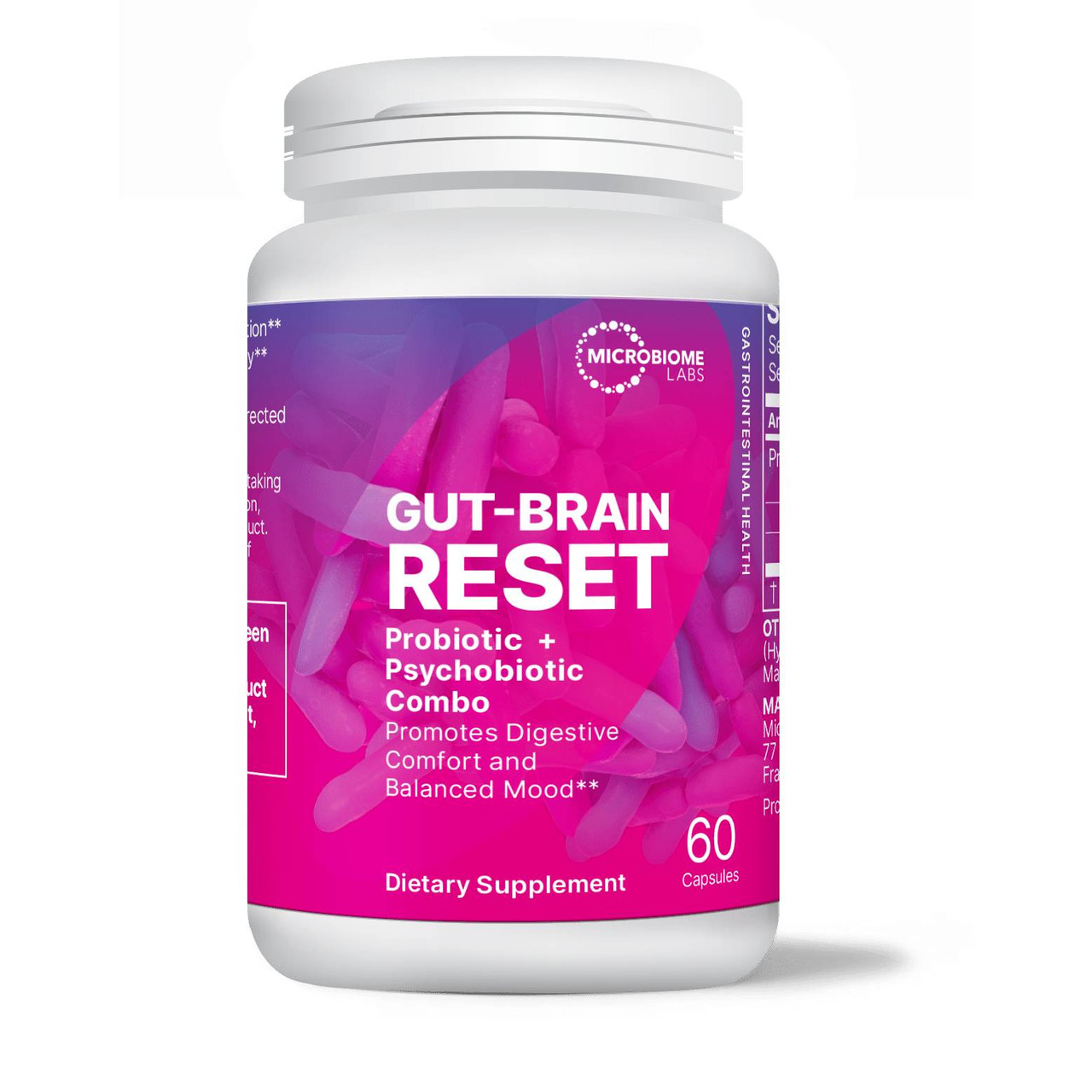 Microbiome Labs Gut-Brain Reset - 60 Capsules 67$