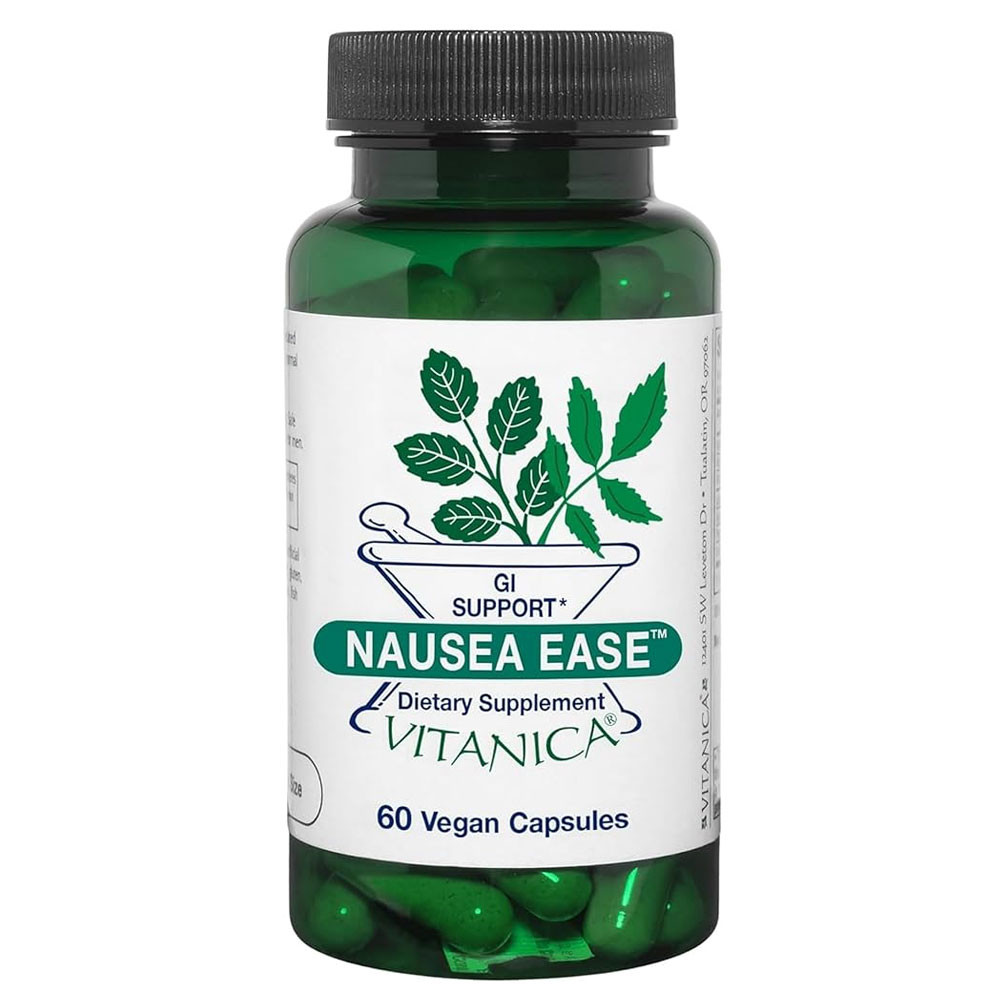 Vitanica Nausea Ease - 60 Capsules 23$