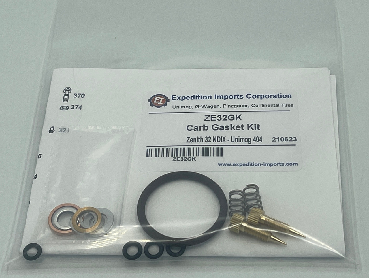 Zenith 32 Gasket Kit-ZE32GK
