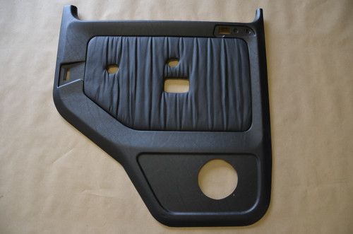 Left Rear Black Leather Door Panel