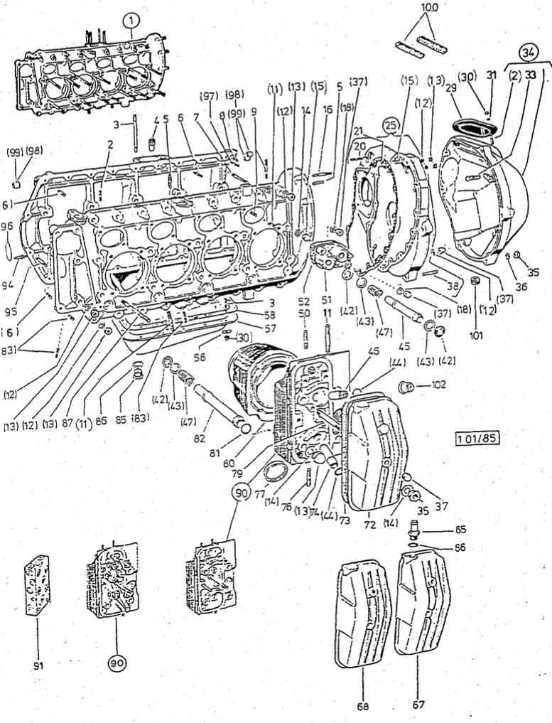 Engine - Cylinder - Group 01-01