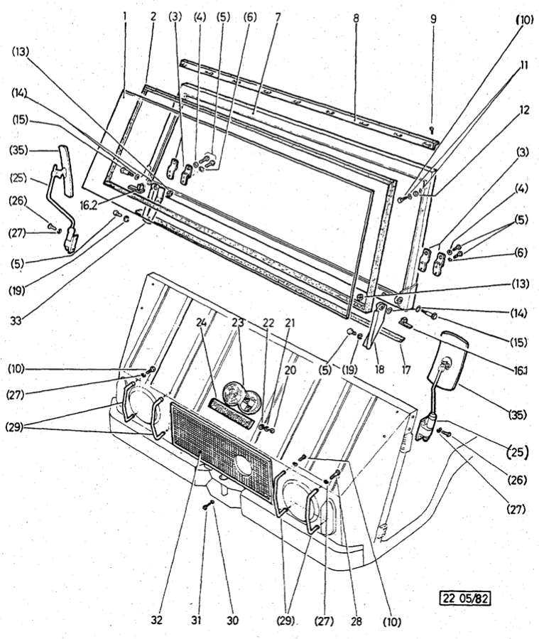 Windshield Frame - Group 22-06