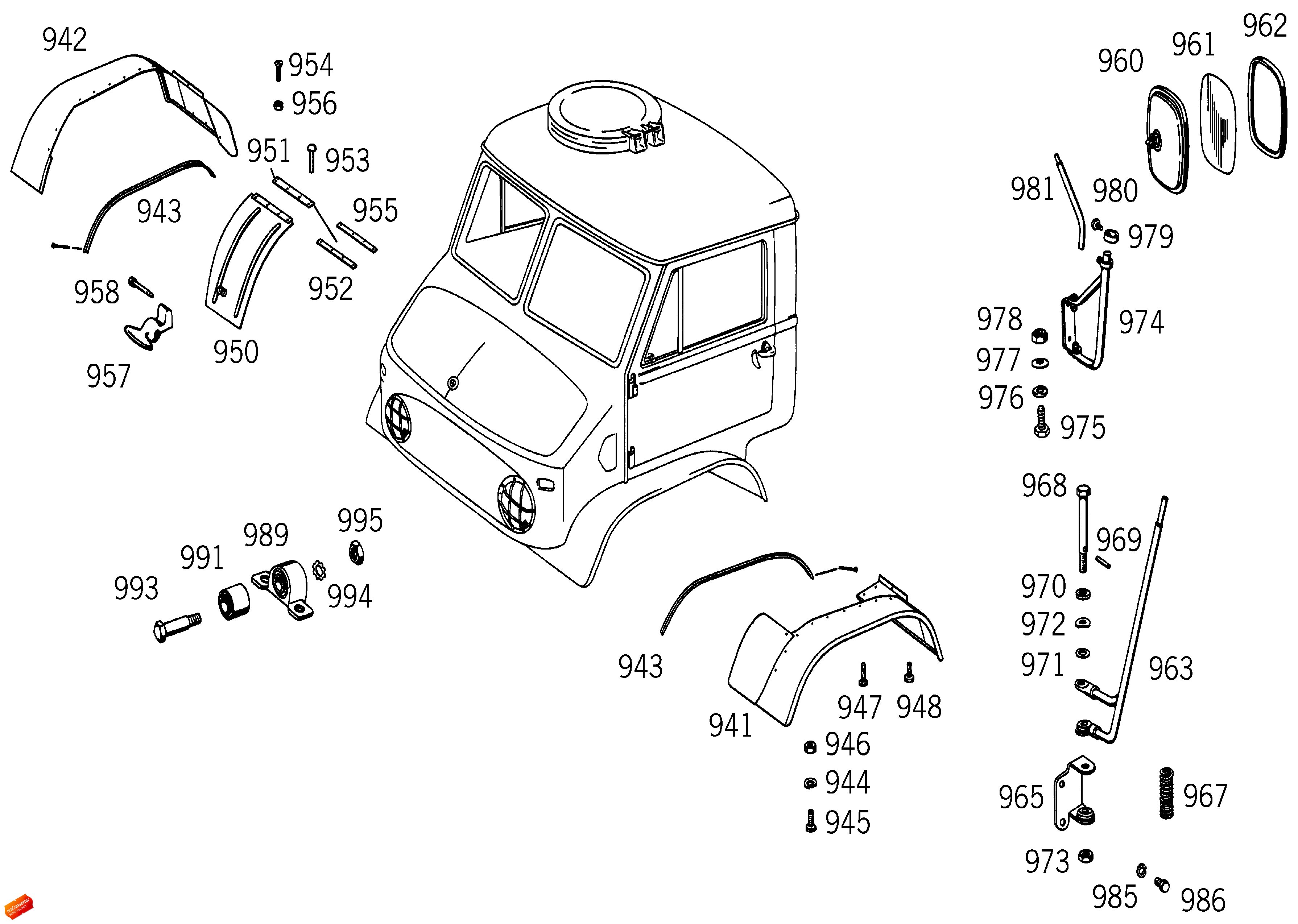 Unimog Parts Unimog 404 404 Body Parts Hard Cab 3 EXPEDITION