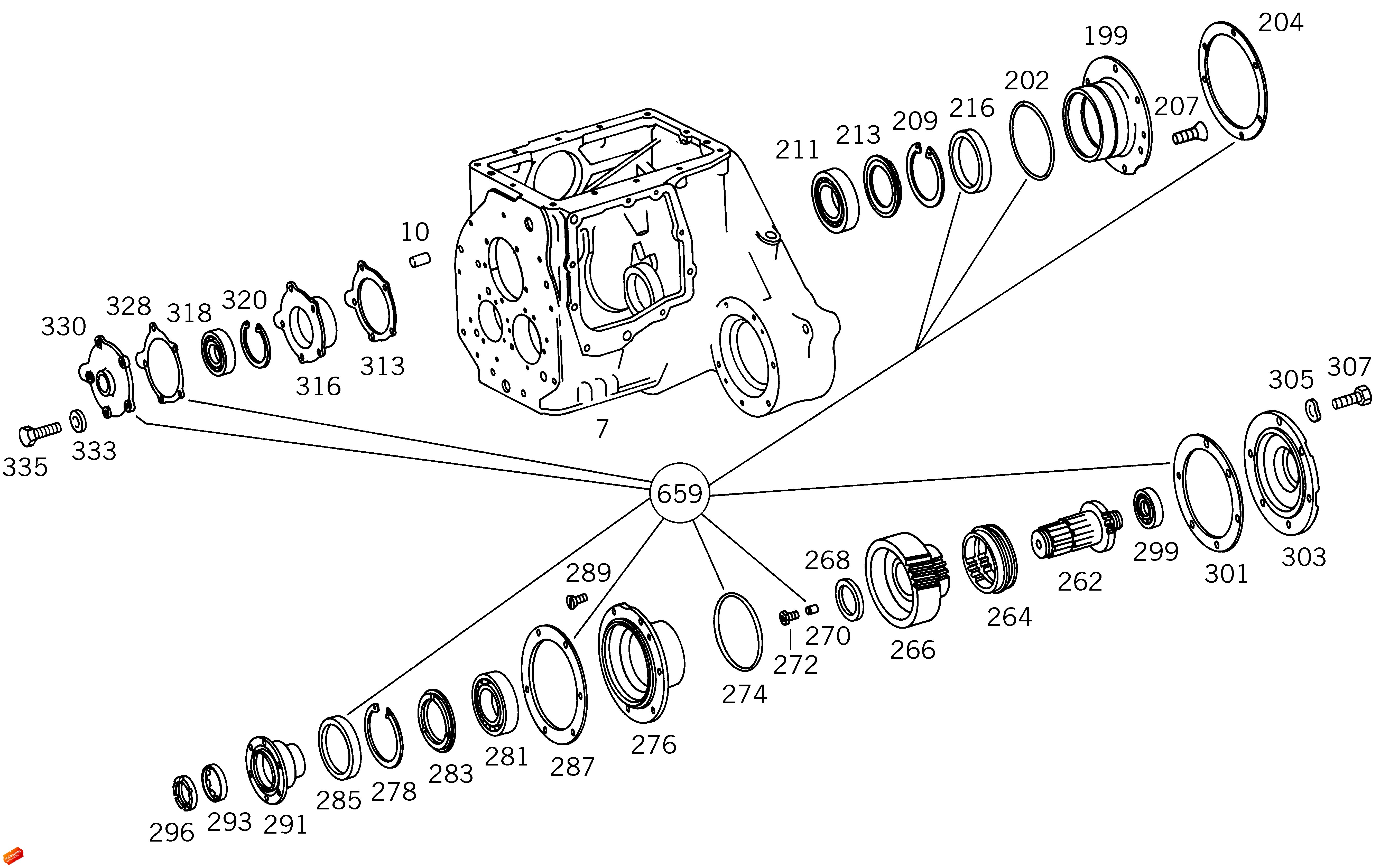 Unimog Parts Unimog 404 404 Chassis Parts Output Flanges