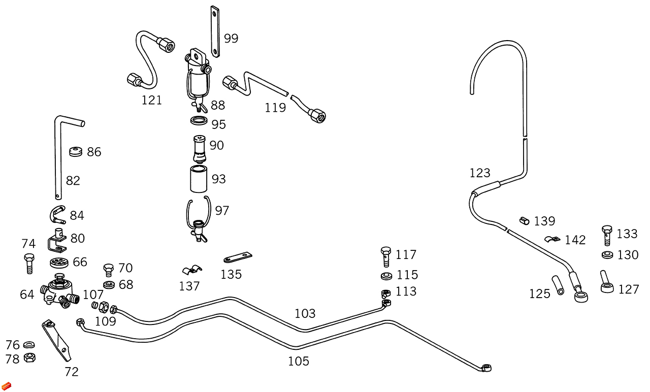 Unimog Parts Unimog 404 404 Fuel System EXPEDITION IMPORTS