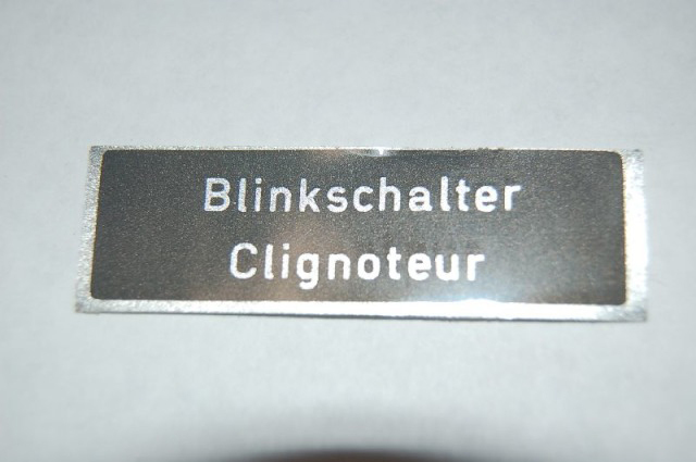 Swiss 404 Dash Labels